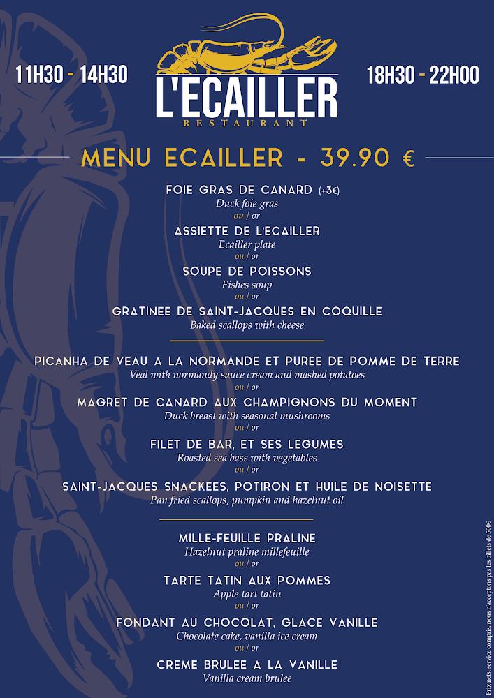 L'Écailler - Menu Image 2