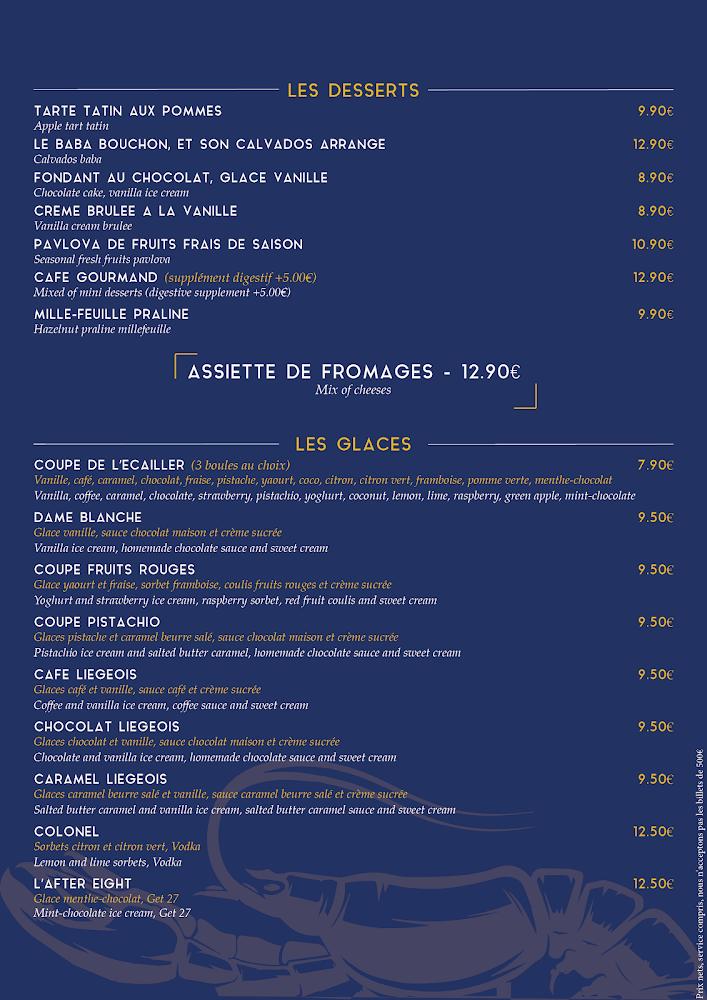 L'Écailler - Menu Image 4